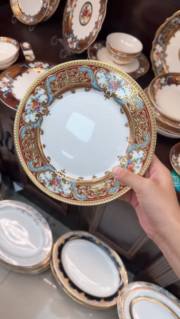 【闪购商品】瓷片7.5寸平盘 春节活动福利价