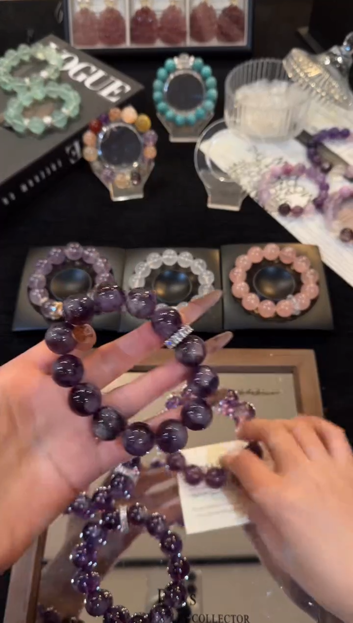 合金手链水晶巨峰葡萄x3602