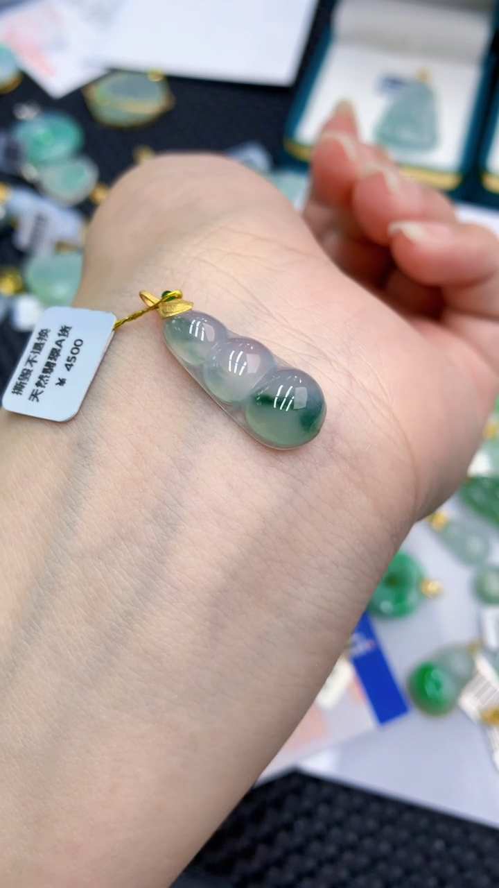 【闪购商品】翡翠颈饰18K金镶嵌            8