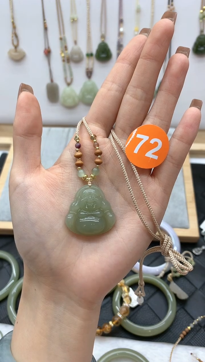 【闪购商品】和田玉颈饰未镶嵌佛公4