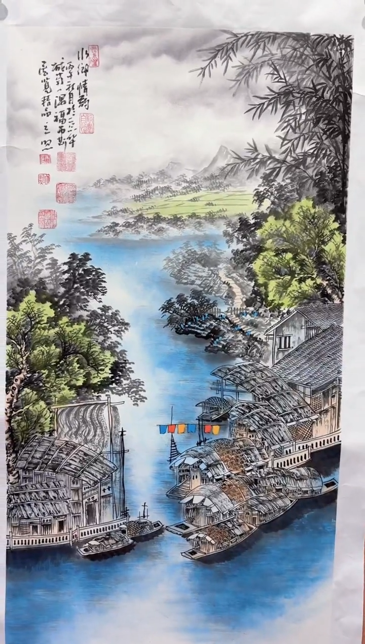 国画师立照老师国画作品