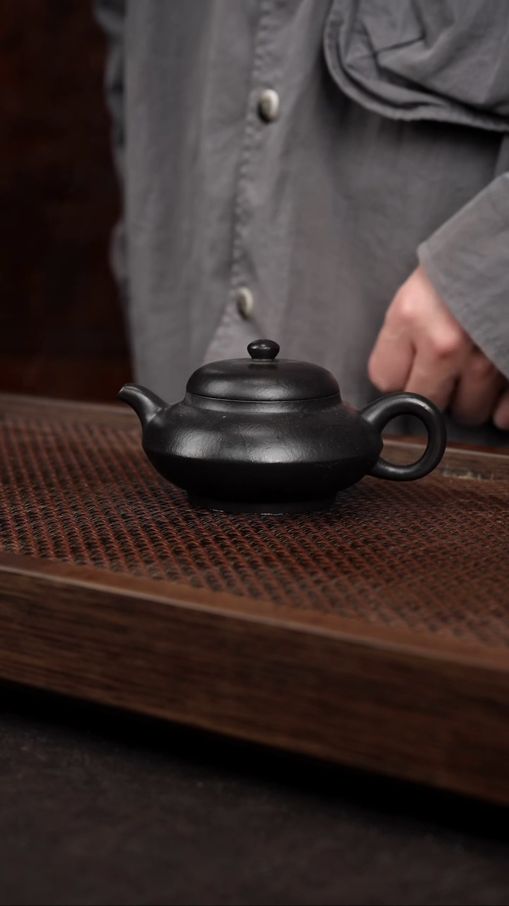 【闪购商品】紫砂茶壶黑料合欢