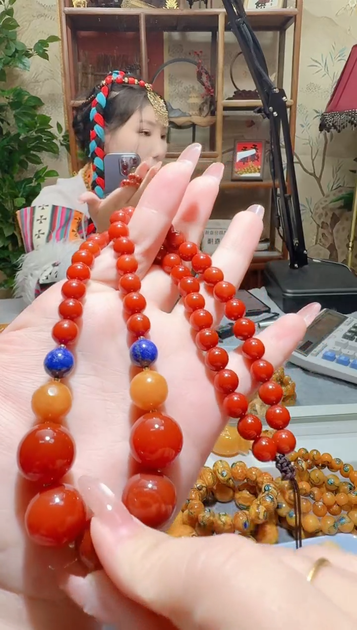 蜜蜡颈饰未镶嵌199天然蜜蜡珠宝奇石全都保真