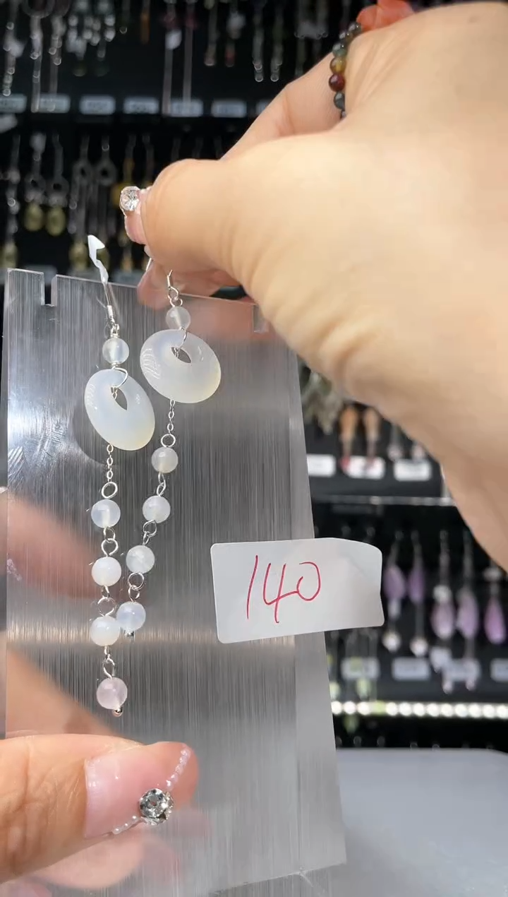 【闪购商品】紫晶耳饰银S925镶嵌喜欢拍