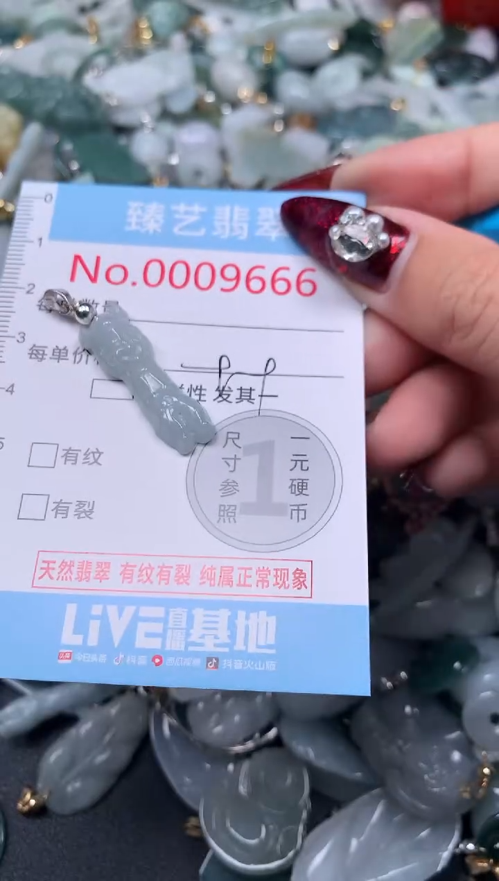 颈饰未镶嵌翡翠9666