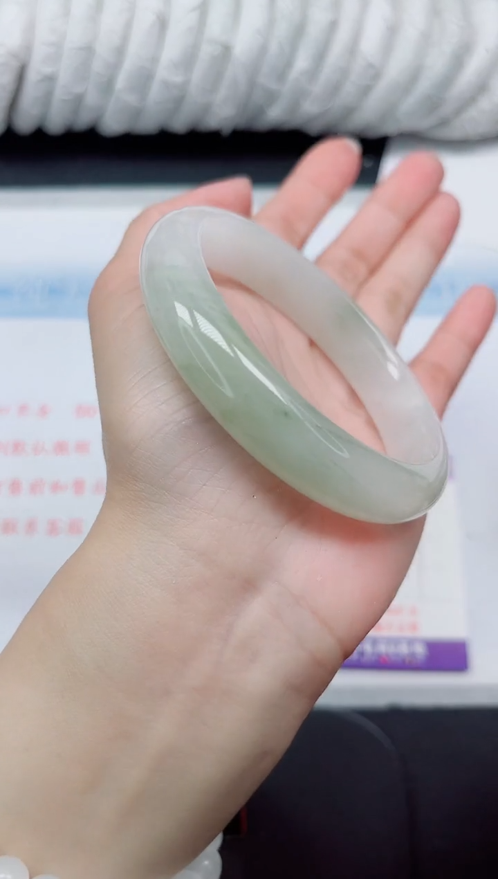 【闪购商品】石英质玉手镯未镶嵌296#58.1