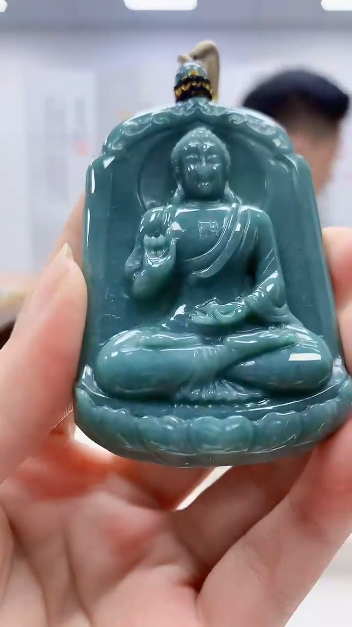 定制翡翠未镶嵌4917ms-毛货挂件83