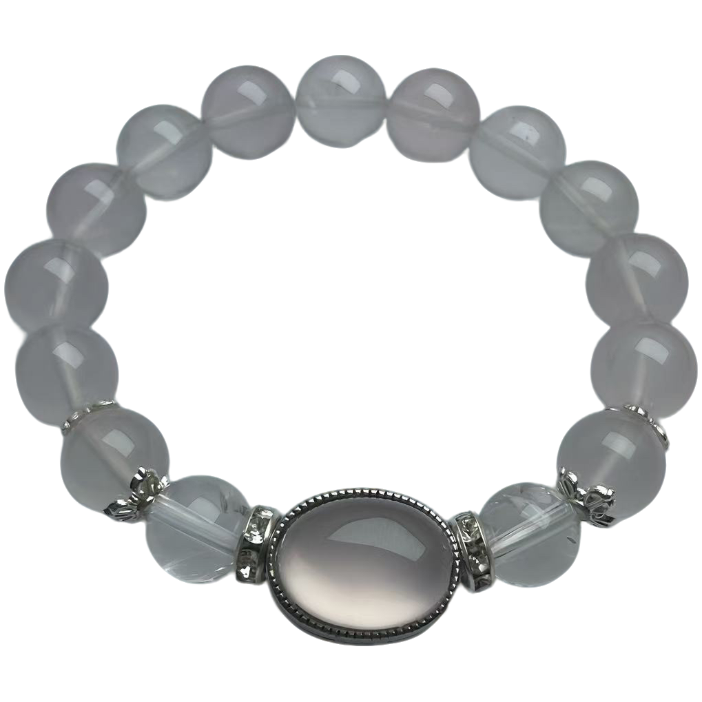 【直播间链接】珠串天然水晶手串默认微瑕多样性发货