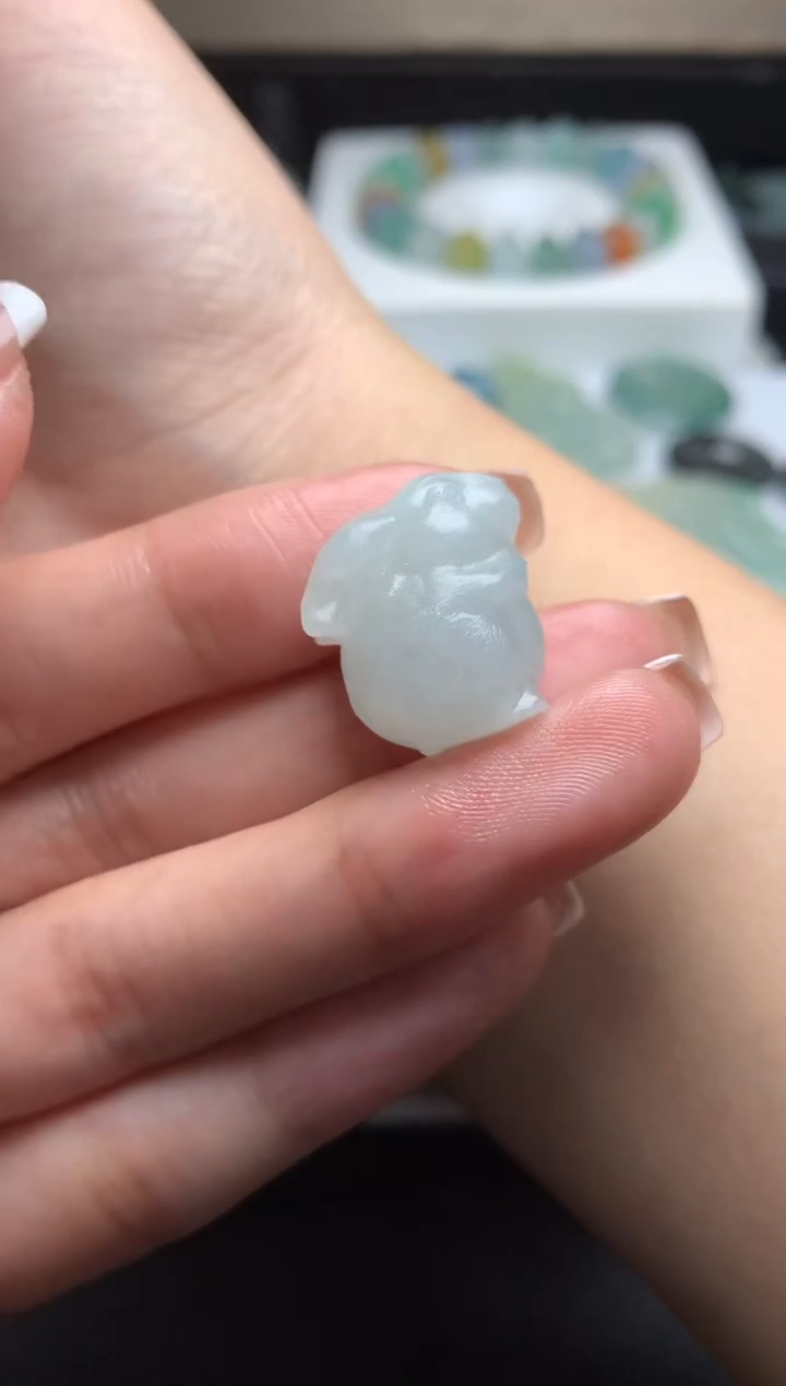 定制翡翠未镶嵌毛货