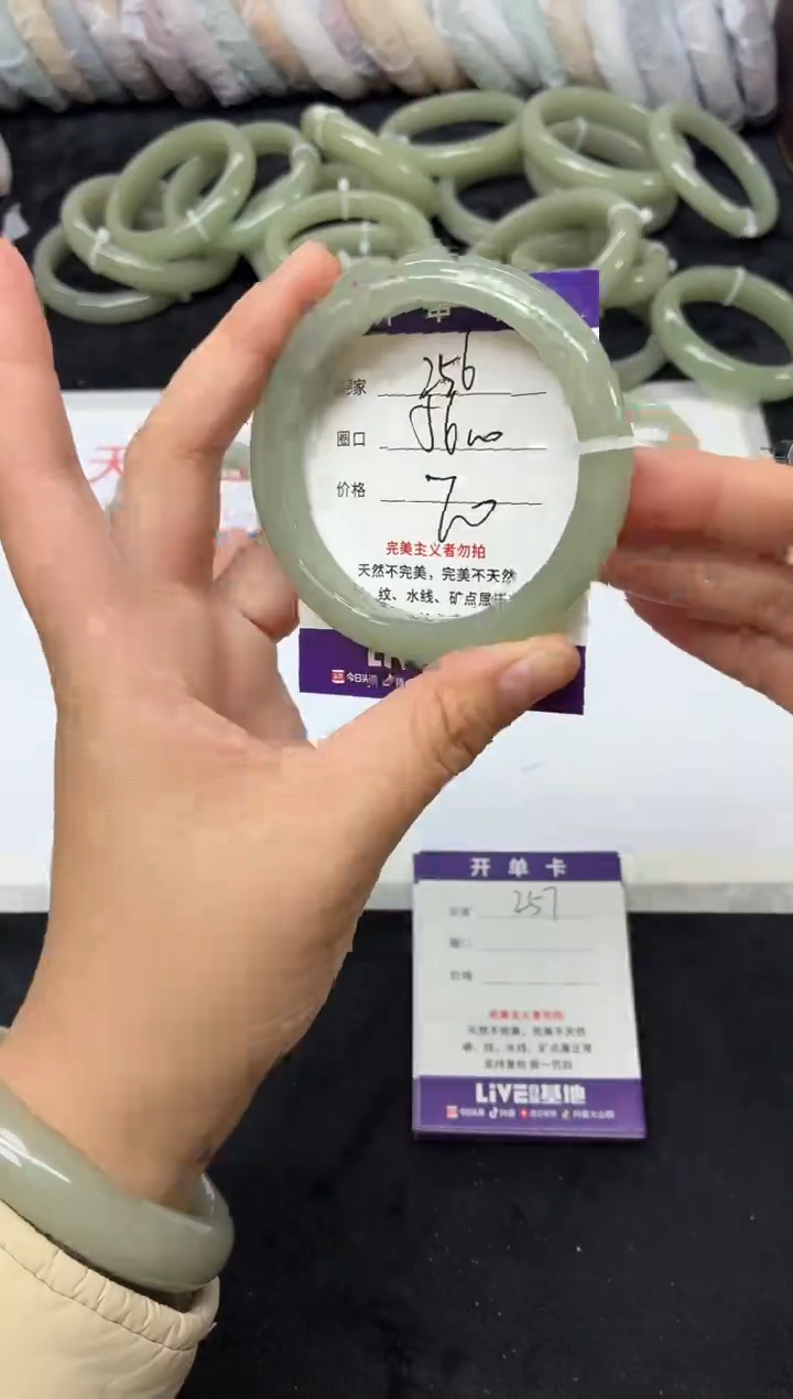 未镶嵌手镯石英质玉256