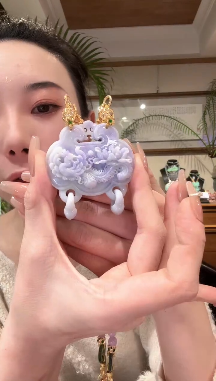 【闪购商品】翡翠颈饰未镶嵌国风