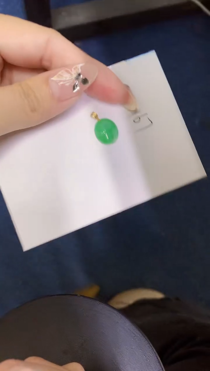 【闪购商品】翡翠颈饰18K金镶嵌0000000000