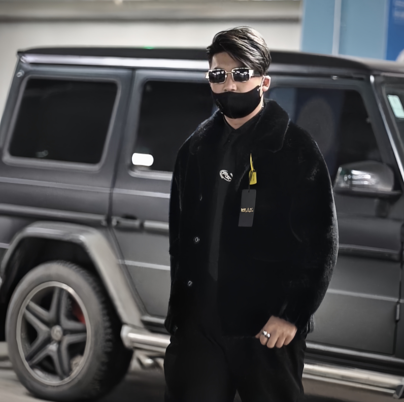 {直播}Yong Sa/冬季新款双面穿加厚男装夹克毛毛男外套-2208