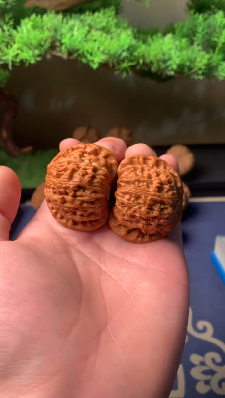 【闪购商品】文玩核桃把件43闷白