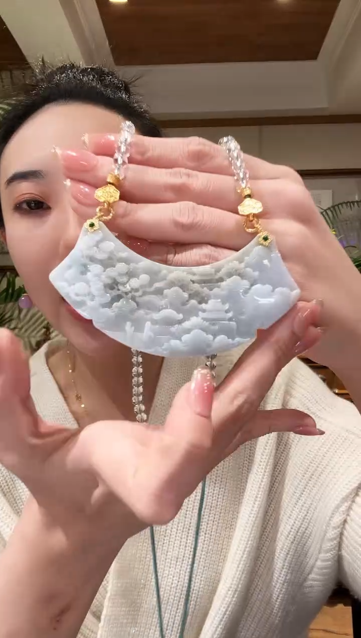 【闪购商品】翡翠颈饰未镶嵌国风