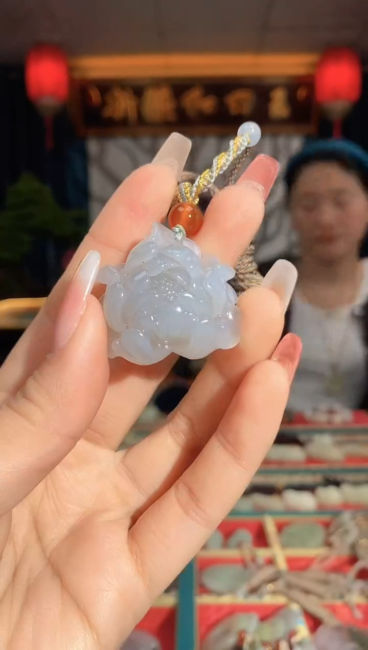 【闪购商品】和田玉挂件未镶嵌花花