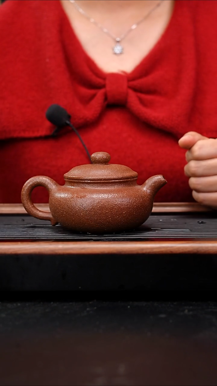 茶壶紫砂宝山降坡10目粗砂仿古250cc辛少坤