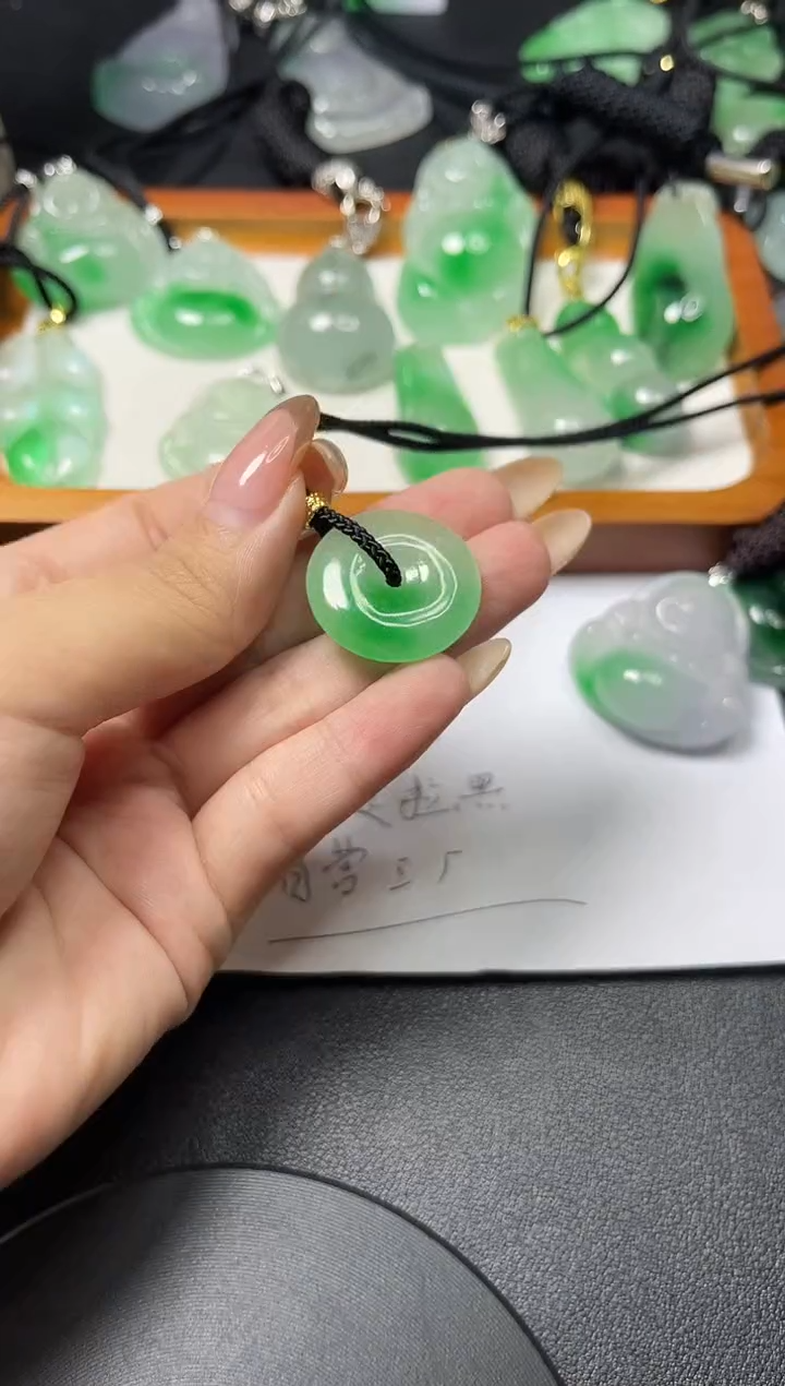 颈饰未镶嵌翡翠所见即所得   一图一物