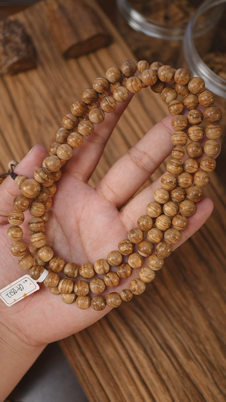 手串沉香达拉干虎纹0.92-23克CA0522