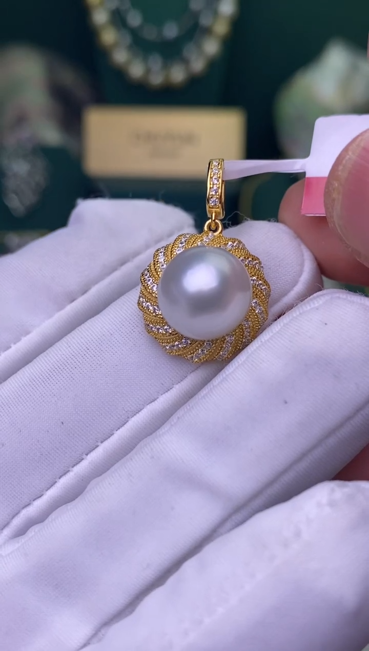 【闪购商品】海水珍珠胸饰未镶嵌11-12