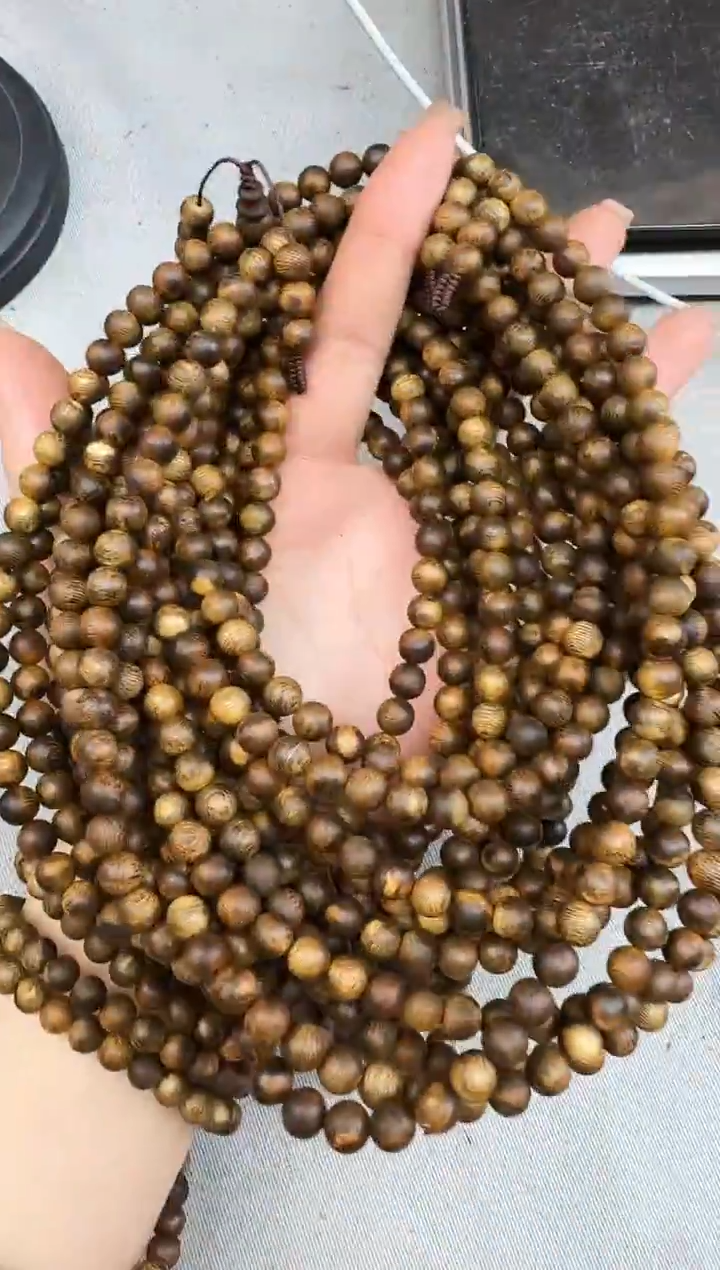 沉香手串0717陆河圆珠多圈多样性发一