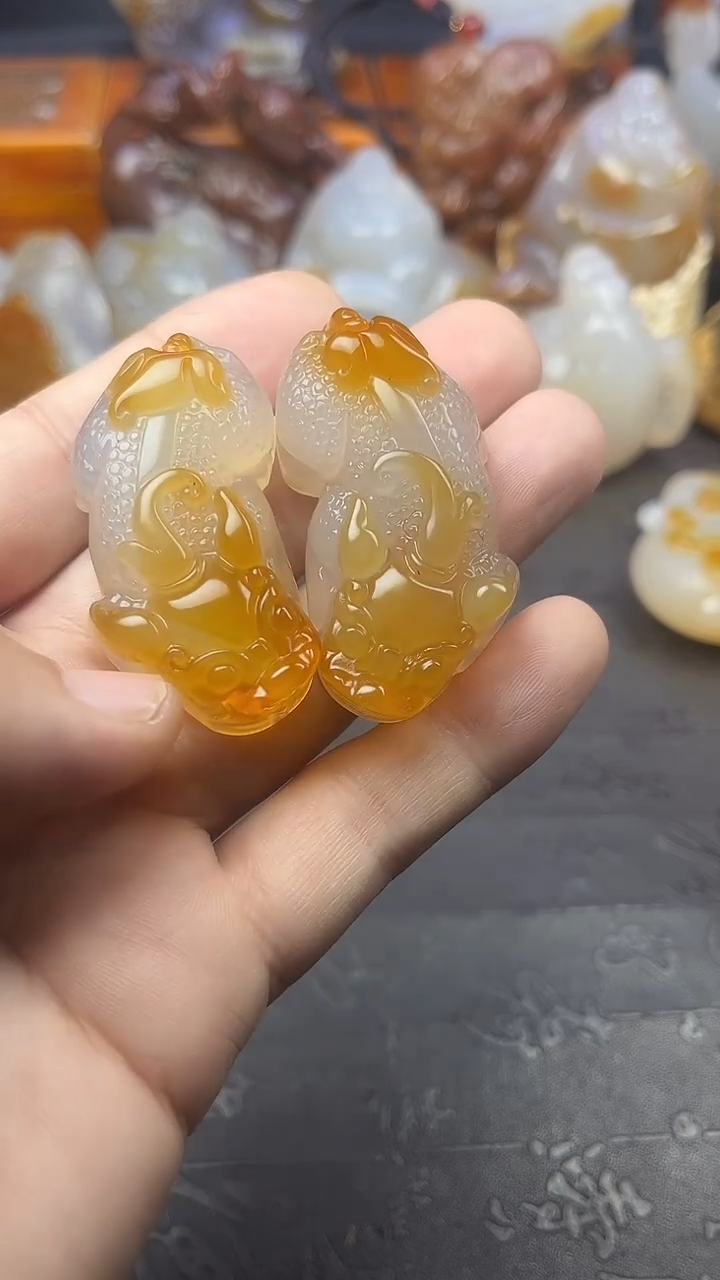 【闪购商品】玛瑙/玉髓吊坠未镶嵌1