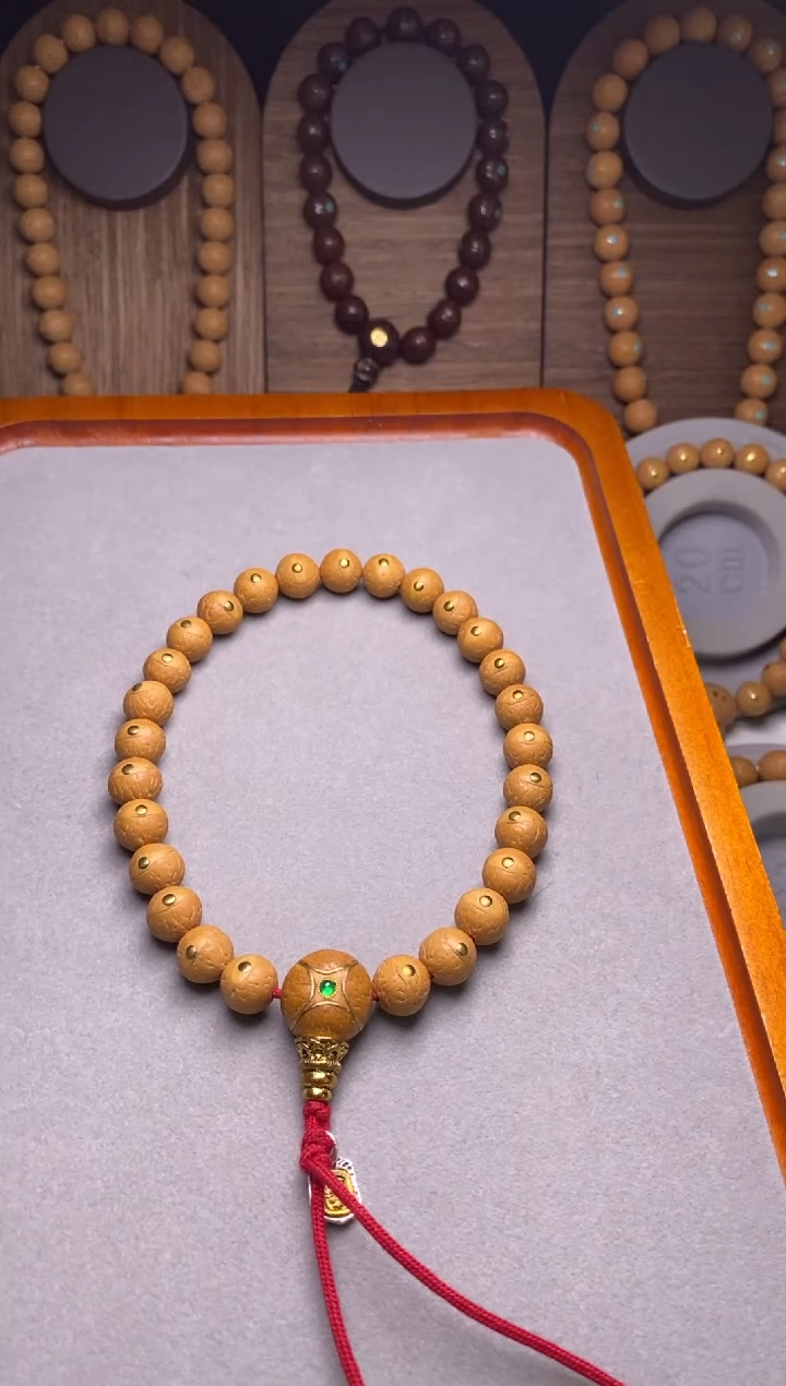 吊坠凤眼菩提11加铜钉手持