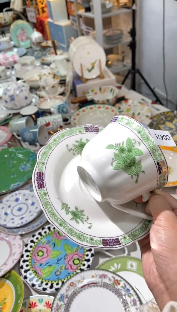 【闪购商品】瓷片陶瓷原单CC471餐具1个