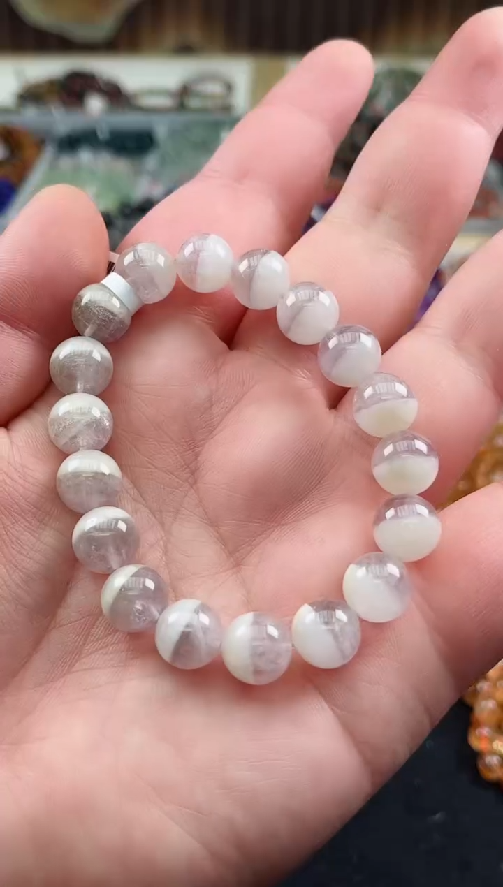 【闪购商品】水晶手链银S925镶嵌天铭005