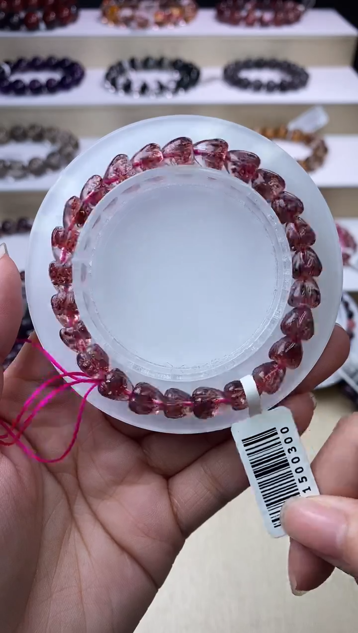 【闪购商品】水晶手链未镶嵌金草莓超七7m+