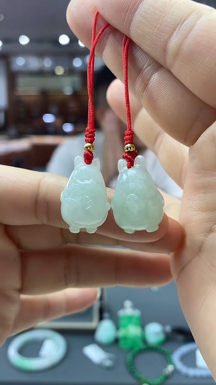 颈饰未镶嵌翡翠龙猫多样性发一件