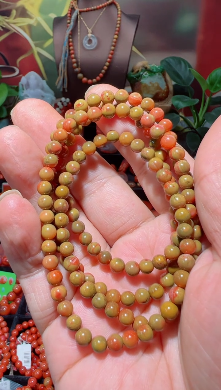 手链未镶嵌南红玛瑙多圈5.3m