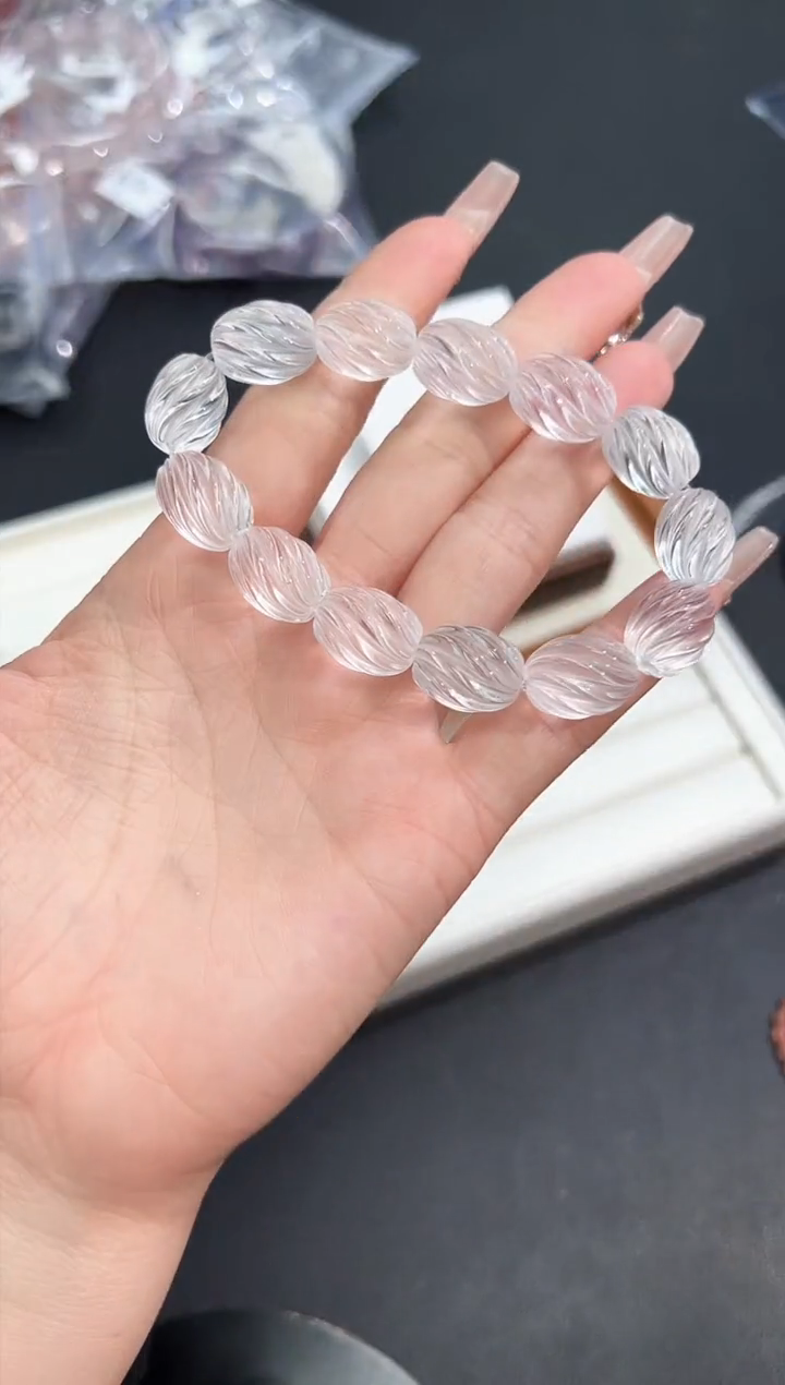 【闪购商品】水晶手串未镶嵌83b多样性发其一/1条默认微瑕