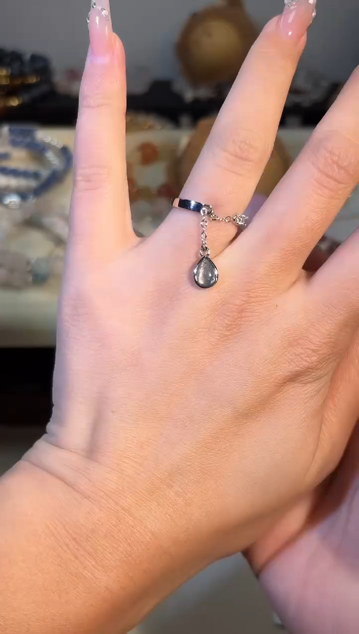 未镶嵌戒指月光石g022多样性发货一件