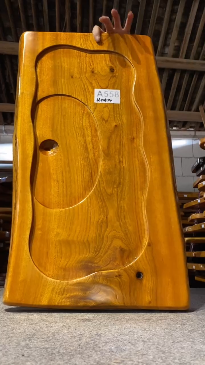 实木茶盘    一物一拍（不含配件）