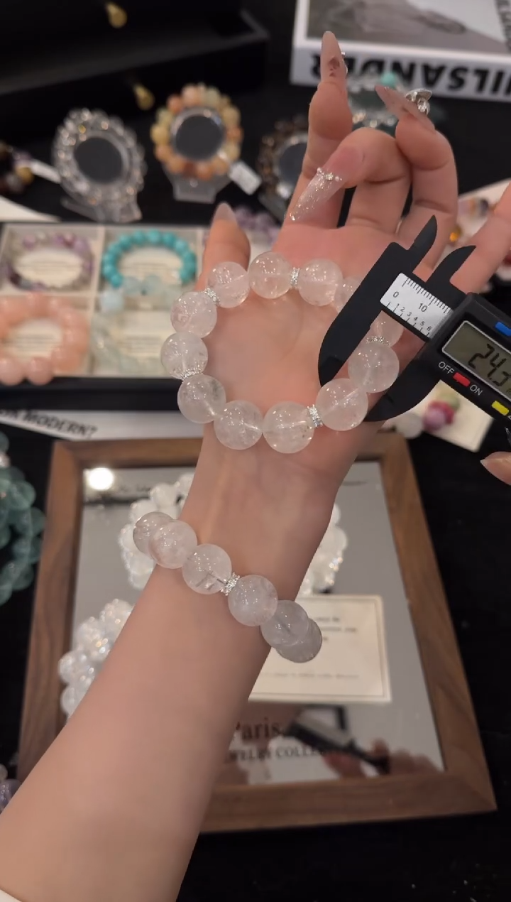 合金手链水晶白阿赛x3421