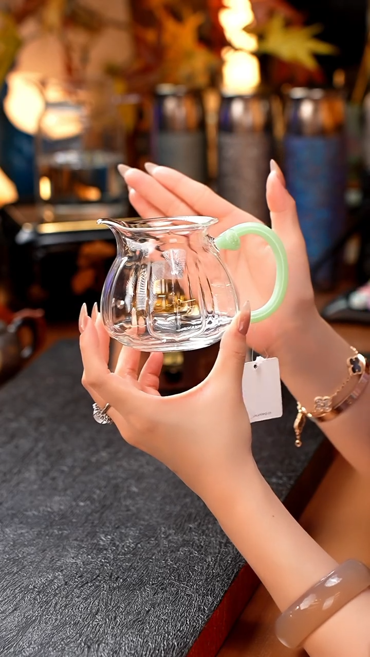 禾器/晶彩莲君茶海/浅玉