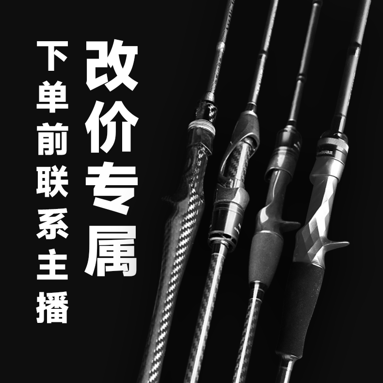 主播改价链接碳素路亚竿单竿