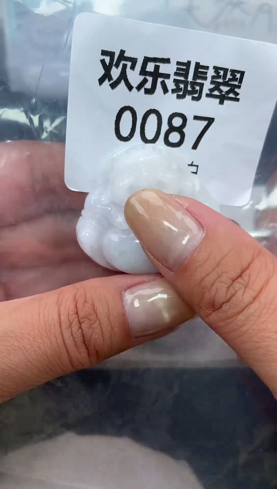 颈饰未镶嵌翡翠缅甸天然翡翠0087