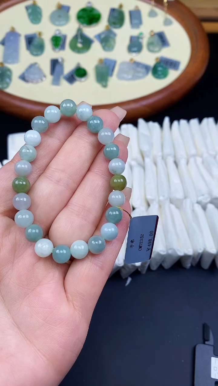 未镶嵌手链翡翠手串-@@CMT2352