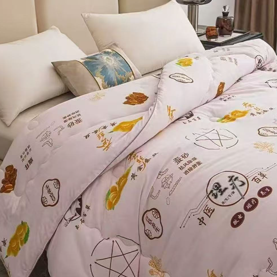 五行花型睡眠被