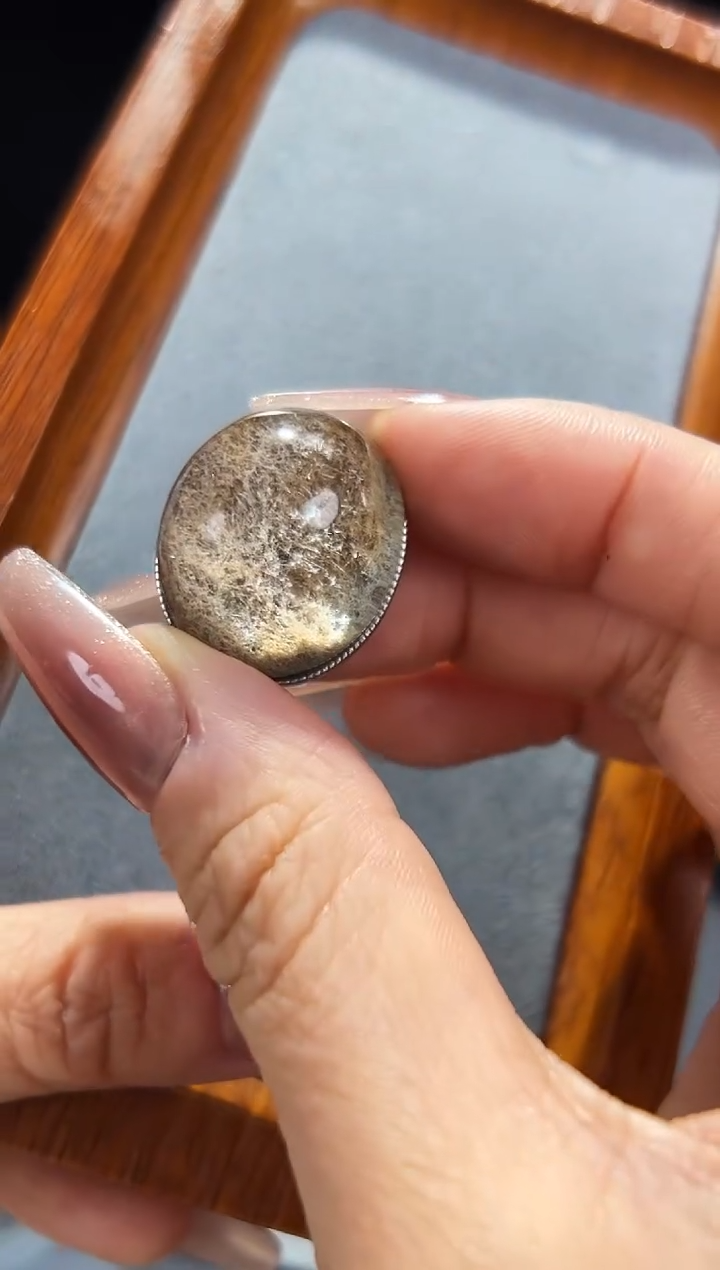 【闪购商品】水晶盒子银S925镶嵌发一（24）
