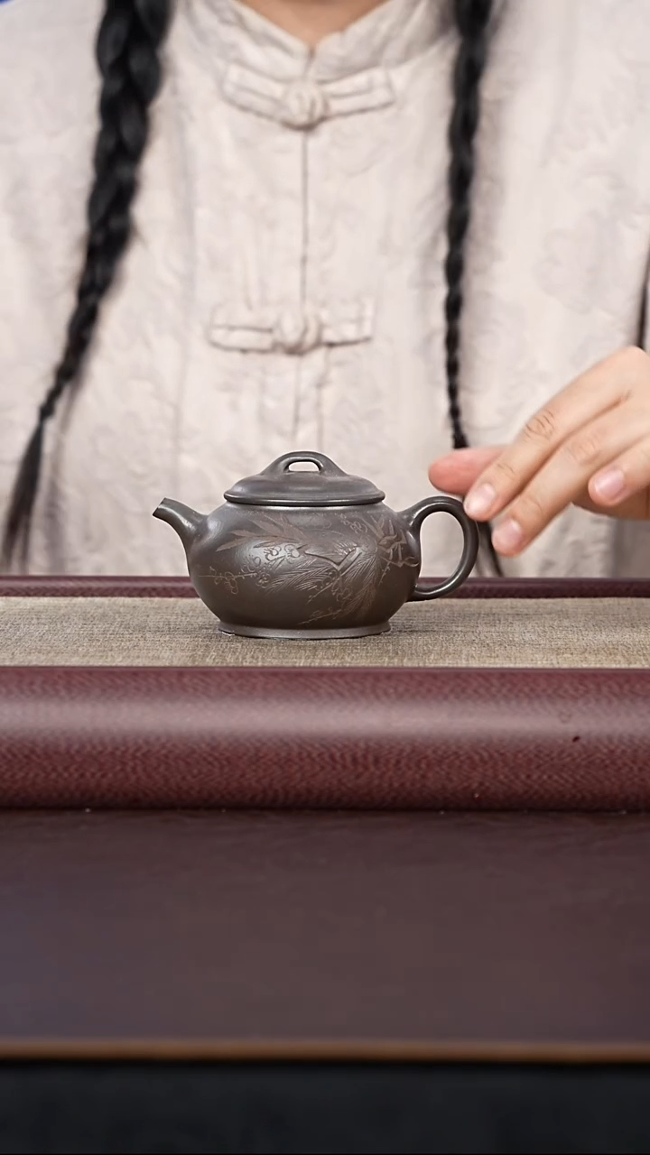 紫砂供春道婷婷紫砂25