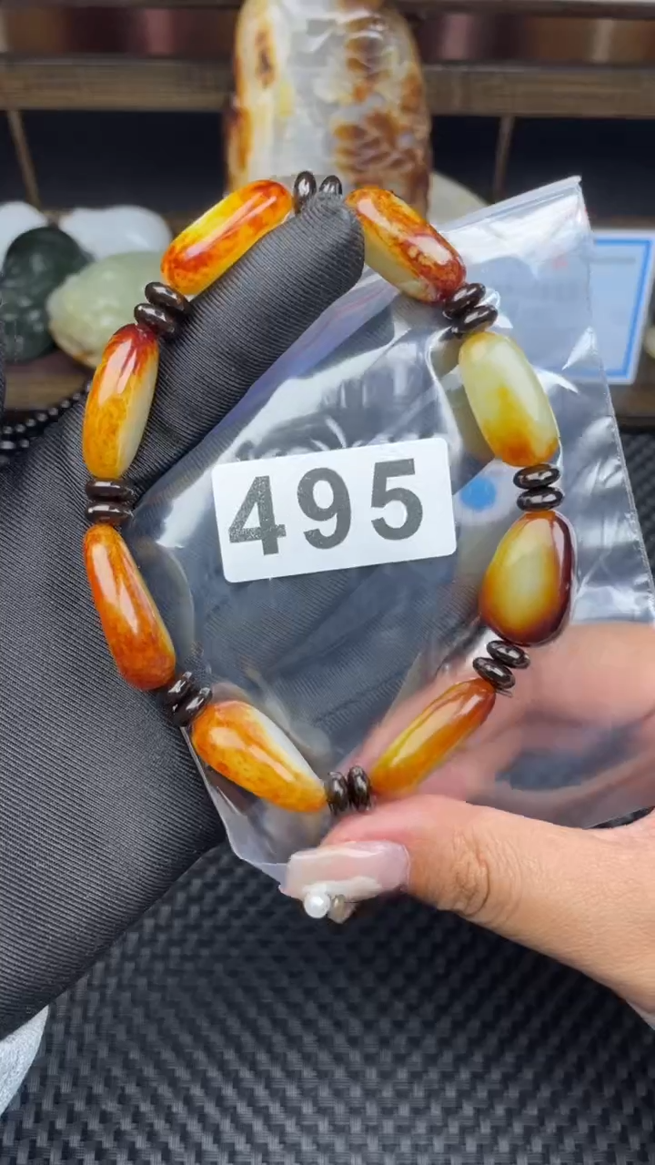 和田玉未镶嵌珠宝半成品和田玉手串