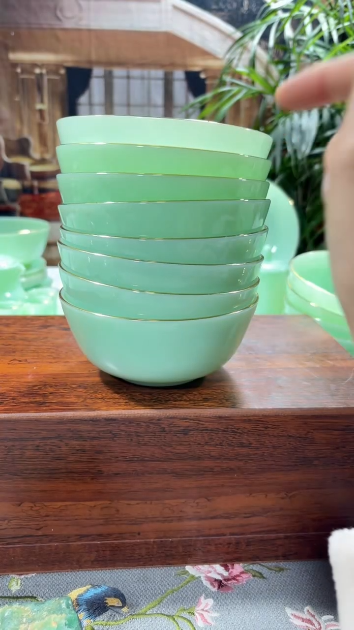 【闪购商品】...5.5英寸玉瓷碗10个口径13.8厘米