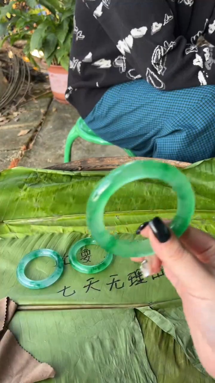 非金属珐琅蓝*果景玉之乡手镯甄选