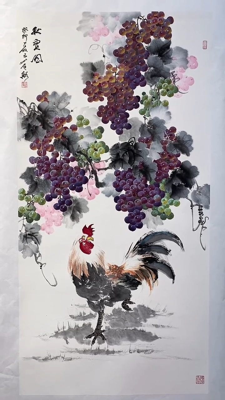 国画画都展厅明德老师国画作品19