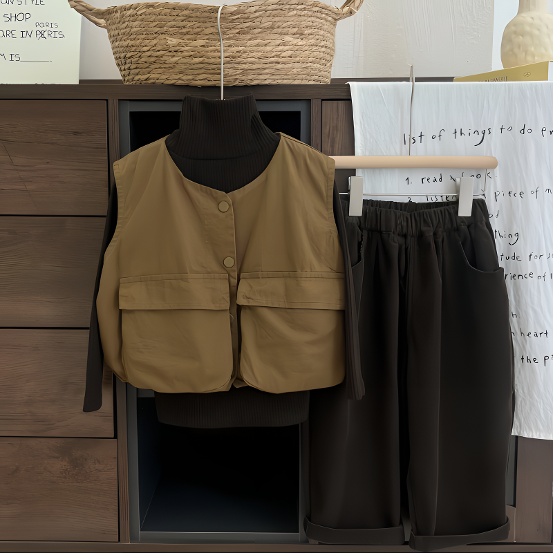 男童百搭春秋款套装儿童秋季新款百搭韩版时尚男童宽松休闲三件套