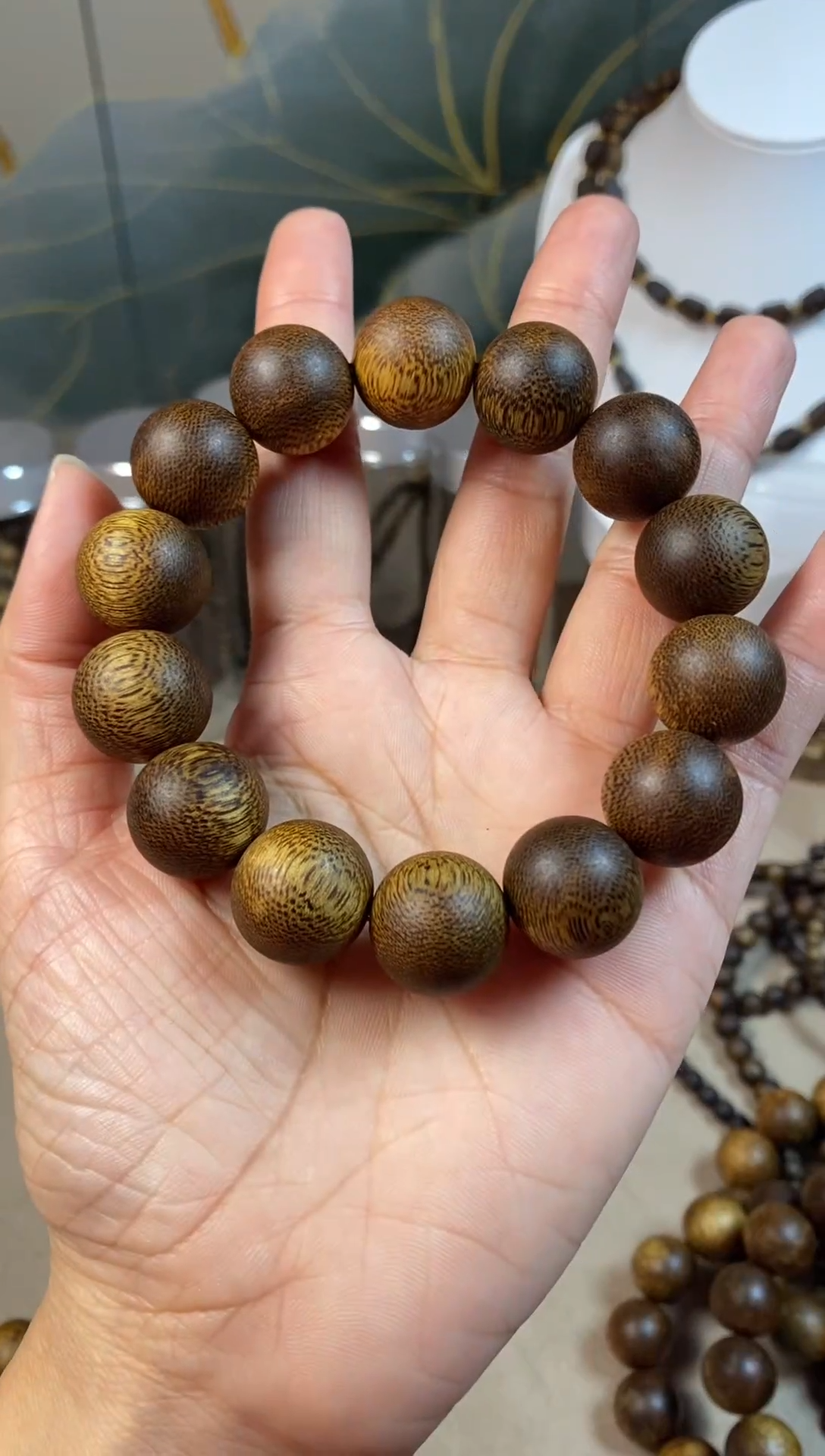 沉香手串单圈卡1.6 保17克