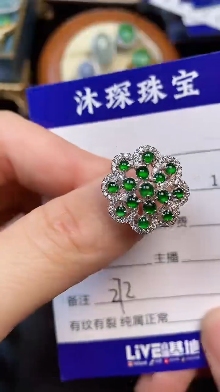 翡翠戒指未镶嵌2720